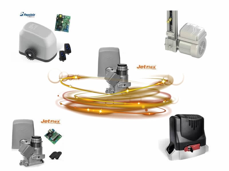 imagem de cinco motores basculantes